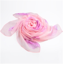 長(zhǎng)款百搭雪紡絲巾