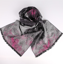 油畫藝術提花圍巾 油畫藝術提花圍巾