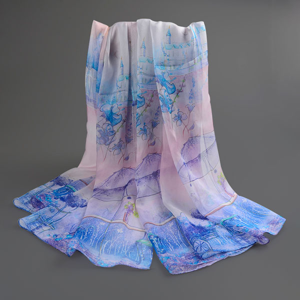 夢幻城堡絲巾 夢幻城堡絲巾